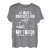 Trucker LKW 18 Räder CDL Anhänger Autobahn LKW Fahrer T-Shirt