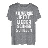 lieber Schnee schieben Winterdienst lustiges T-Shirt T-Shirt