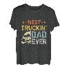 Best Truckin' Dad Lustiger Trucker-Lkw-Fahrer Trucking-Vater T-Shirt