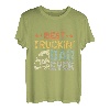 Best Truckin' Dad Lustiger Trucker-Lkw-Fahrer Trucking-Vater T-Shirt