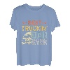 Best Truckin' Dad Lustiger Trucker-Lkw-Fahrer Trucking-Vater T-Shirt