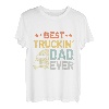 Best Truckin' Dad Lustiger Trucker-Lkw-Fahrer Trucking-Vater T-Shirt