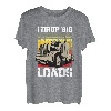 I Drop Big Loads Lustiges großes Rig Cool Diesel Truck Vatertag T-Shirt