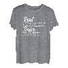 Real Truckers Drive Flachbett Semi Truck Fahren Lustige Bekleidung T-Shirt