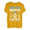 Herren Fichten sichten und vernichten Holz Shirt Wald Kettensäge
