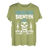 Herren Fichten sichten und vernichten Holz Shirt Wald Kettensäge