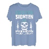 Herren Fichten sichten und vernichten Holz Shirt Wald Kettensäge