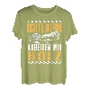 Echte Kerle Arbeiten Mit Holz Tischler Schreiner Holz T-Shirt