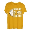 Sawdust is Man Glitzer Holzarbeiter und Tischler T-Shirt