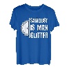 Sawdust is Man Glitzer Holzarbeiter und Tischler T-Shirt