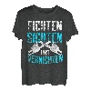 Fichten Sichten Und Vernichten Holzfäller Holz Wald Forst T-Shirt