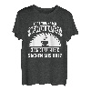 Erst trinke ich meinen Kaffee dann baue ich Sachen aus Holz T-Shirt