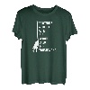 Herren Lustiger Highland Games Athlet mit großem Holz ohne Unterwäs T-Shirt