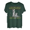 Ugly Christmas Waldtier Raubtier Weihnachten Heulender Wolf T-Shirt