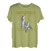 Ugly Christmas Waldtier Raubtier Weihnachten Heulender Wolf T-Shirt