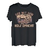 Herren Der mit dem Holz spricht - Lustig Spruch Tischler Schreiner T-Shirt