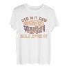 Herren Der mit dem Holz spricht - Lustig Spruch Tischler Schreiner T-Shirt