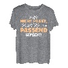 Was nicht passt wird passend gemacht lustiges Herren T-Shirt