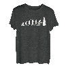 Evolution Holzfäller Baumfäller Baum Wald Waldarbeiter Wald T-Shirt