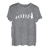 Evolution Holzfäller Baumfäller Baum Wald Waldarbeiter Wald T-Shirt