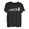 Holzfäller Baumfäller Kettensäge Förster Beruf Evolution T-Shirt