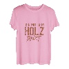 Der mit dem Holz tanzt Holzfäller Holz Förster Motorsäge Fun T-Shirt