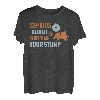 Serious About Grinding Your Stump Arborist Holzarbeiter T-Shirt