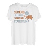 Serious About Grinding Your Stump Arborist Holzarbeiter T-Shirt