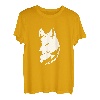 Wolf und Mond Silhouette Wölfe Spruch T-Shirt
