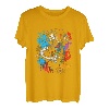 Holzfäller Splash Art Motorsäge Retro Kettensäge Baum Holz T-Shirt