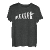 Holzfäller Evolution, Motorsäge Forstarbeit Wald Holz machen T-Shirt