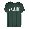 Holzfäller Evolution, Motorsäge Forstarbeit Wald Holz machen T-Shirt