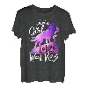 Just a Girl Who Loves Wolves Süßes Aquarell-Wolf-Geschenk T-Shirt