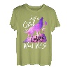 Just a Girl Who Loves Wolves Süßes Aquarell-Wolf-Geschenk T-Shirt
