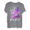 Just a Girl Who Loves Wolves Süßes Aquarell-Wolf-Geschenk T-Shirt