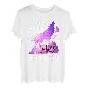 Just a Girl Who Loves Wolves Süßes Aquarell-Wolf-Geschenk T-Shirt