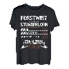Herren Forstwirt Stundenlohn Waldarbeiter Holzfäller Förster Beruf T-Shirt