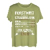 Herren Forstwirt Stundenlohn Waldarbeiter Holzfäller Förster Beruf T-Shirt