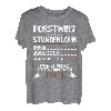 Herren Forstwirt Stundenlohn Waldarbeiter Holzfäller Förster Beruf T-Shirt