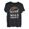 Herren Waldschrat Kettensäge Holz Wald Holzfäller T-Shirt