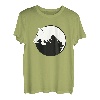 Ying Yang Löwe Meditation Peace Zen Philosophie hell & dunkel T-Shirt