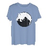 Ying Yang Löwe Meditation Peace Zen Philosophie hell & dunkel T-Shirt