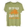 Herren Holzfäller Waldarbeiter im Wald lege ich alles flach T-Shirt