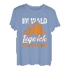 Herren Holzfäller Waldarbeiter im Wald lege ich alles flach T-Shirt
