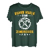 Zimmerer Beruf Zimmermeister Job Zimmermann T-Shirt