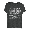 Ich mache aus Holz Dinge Superpower Woodworking T-Shirt
