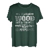Ich mache aus Holz Dinge Superpower Woodworking T-Shirt