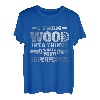 Ich mache aus Holz Dinge Superpower Woodworking T-Shirt