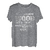 Ich mache aus Holz Dinge Superpower Woodworking T-Shirt