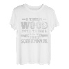 Ich mache aus Holz Dinge Superpower Woodworking T-Shirt